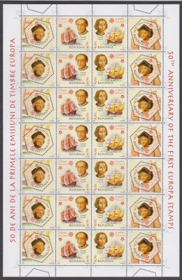 2005 Columb, Europa, 2 coli - dnt.+ndt. - nr. 1691 si 1691a, 287 lei pret lista foto