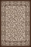 Cumpara ieftin Covor Tip Iuta, Model Natura 1918-19, Marime 60 x 100 cm, Crem, Maro, Antialergic, Polipropilena, Living, Dormitor, Sufragerie, Birou