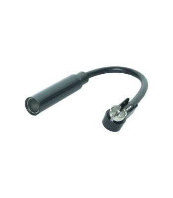 Cablu adaptor auto antena DIN soclu - ISO mufa in unghi cu cablu 15cm 4CarMedia ZRS-AA-4 foto