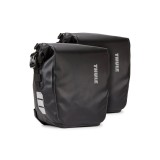 Set 2 genti impermeabile pentru bicicleta Thule Shield Pannier 13L, negre