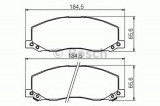 Set placute frana,frana disc OPEL INSIGNIA (2008 - 2016) BOSCH 0 986 494 298