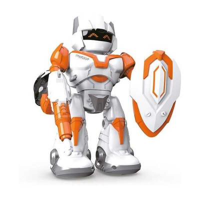 Robot Interactiv Defender cu Lumini, Sunete si Rotire 360 grade Toi-Toys TT30656A foto