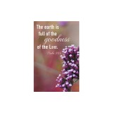 General Worship Bulletin: Earth Is Full (Package of 100): Psalm 33:5 (Kjv)