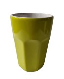 Pahar ceramica, 480 ml, Verde/Alb