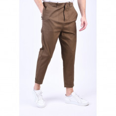 Pantaloni Selected Asher Croped Teak foto