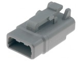 Conector DTM Mamă 3 PIN Gri IP68