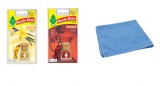 Mix 2 odorizante auto Wunder- Baum Bottle Vanilla - Passion si Laveta Microfibra