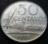Moneda 50 CENTAVOS - BRAZILIA, anul 1977 * cod 2832, America Centrala si de Sud