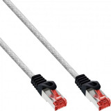 Cablu de retea RJ45 S/FTP PiMF Cat.6 1m Transparent, InLine IL76411T