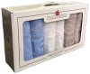Set 6 Prosoape Baie Bumbac Moale Absorbant Monfils, Diverse Culori &amp; Dimensiuni, 450 g/m&sup2;