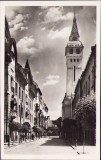CP491N T&acirc;rgu Mureș Calea Franz Josef Marosv&aacute;s&aacute;rhely Ferenc J&oacute;zsef-ut carte poștală, Circulata, Printata