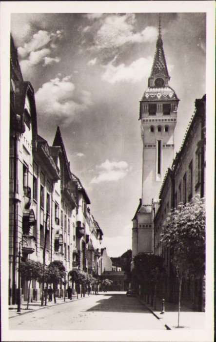 CP491N T&acirc;rgu Mureș Calea Franz Josef Marosv&aacute;s&aacute;rhely Ferenc J&oacute;zsef-ut carte poștală