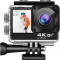 Camera Video de ac?iune 24MP,4K Ultra HD cu 2 Ecrane LCD