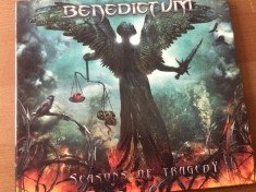 benedictum seasons of tragedy 2007 cd disc digipak booklet muzica heavy metal