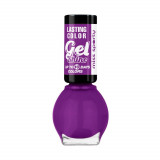 Lac de Unghii Miss Sporty Lasting Colour 575 Purple Lights, 7 ml, Lasting Color Gel Shine Nail Polish, Lac de Unghii Gel, Lac de Unghii Violet, Oja Vi