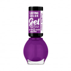 Lac de Unghii Miss Sporty Lasting Colour 575 Purple Lights, 7 ml, Lasting Color Gel Shine Nail Polish, Lac de Unghii Gel, Lac de Unghii Violet, Oja Vi