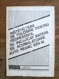 Instructiuni de utilizare redresor Redac 625 M, fabricat in Romania / CD1P