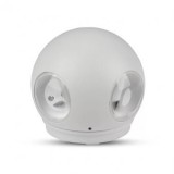 LAMPA LED PERETE 4W IP65 3000K ALB CALD, V-TAC