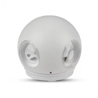 LAMPA LED PERETE 4W IP65 3000K ALB CALD foto
