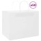 vidaXL Pungi de h&acirc;rtie 50 buc cu m&acirc;nere albe 32x22x24 cm 4101609