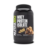 Nutrabio Whey Protein Isolate Vanilla Caramel, Izolat De Proteina Din Zer Cu