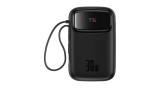 Baseus QPow 2 powerbank, 10000mAh, 30W, 2xUSB-C (negru)