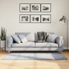 Covor pufos &quot;PAMPLONA&quot; cu fire &icirc;nalte albastru modern 80x150 cm