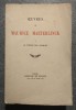 Oeuvres de Maurice Maeterlinck (Le tresor des humbles) (1933)