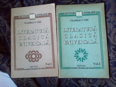 e0e Literatura Clasica Universala. Clasele V-VIII foto