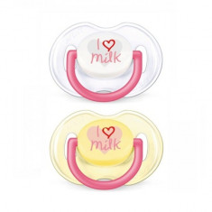 Set 2 suzete ortodontice din silicon Philips AVENT Fashion 0-6 luni SCF172/50, Multicolor foto