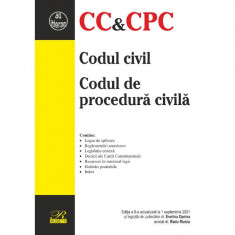 Codul civil. Codul de procedura civila Ed.9 Act.1 septembrie 2021