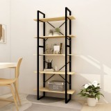 Cumpara ieftin Bibliotecă cu 5 rafturi, 80x30x175 cm, lemn masiv de pin