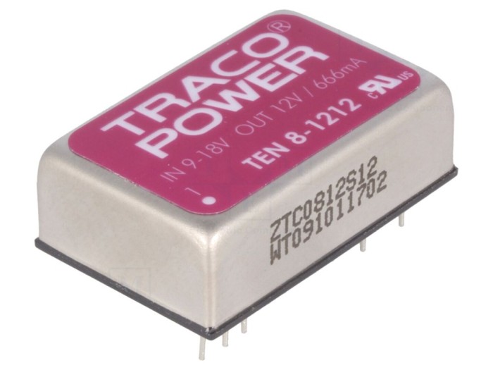 Convertor DC/DC 8W 9-18V 12V DIP24