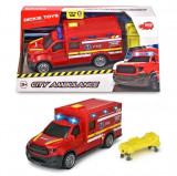 Masina De Ambulanta Si Pompieri Smurd Dickie Plastic Rosu 33530661
