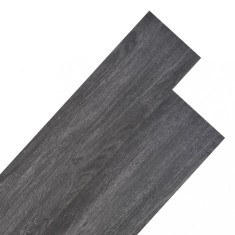 Plăci de pardoseală, negru, 4,46 m&amp;sup2;, 3 mm, PVC foto