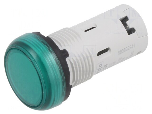 Lumină de control verde 24V AC/DC