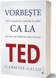 Vorbește ca la TED. Cele 9 secrete ale vorbitului &icirc;n public ale celor mai strălucite minți ale lumii - Paperback brosat - Carmine Gallo - Act și Polit