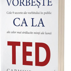 Vorbește ca la TED. Cele 9 secrete ale vorbitului în public ale celor mai strălucite minți ale lumii - Paperback brosat - Carmine Gallo - Act și Polit