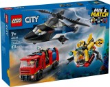 LEGO&reg; City - Elicopter, autospeciala de pompieri si submarin in versiuni remixate (60462), LEGO&reg;