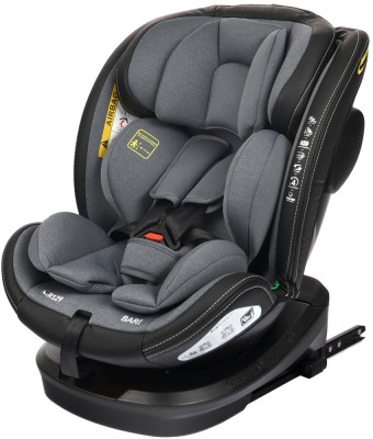 Scaun auto rotativ, model Bari, 0-36 kg, i-Size, 360 grade, R129, tetiera reglabila, ISOFIX, negru-gri foto