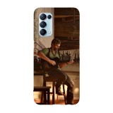 Husa compatibila cu Oppo A52, Viceversa, model Joel Miller x Guitar Last of Us, Silicon, TPU, Transparent, Carcasa
