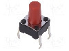 Microintrerupator 6x6x3.5mm, (ON)-OFF, SPST, ALPS - SKHHBSA010