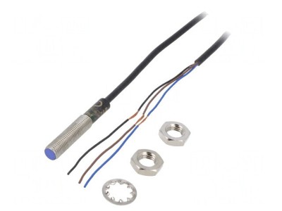 Senzor Inductiv PNP NC 0-2mm 10-30VDC M8 IP67 100mA foto