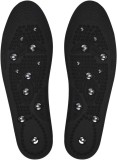 Set de 2 branturi Soumit, plasa/EVA/metal, negru/argintiu, marimea S