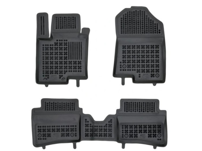 Covorase auto Hyundai I20 (Bc), 02.2020-, negru; elastomer, RapidAuto
