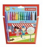 Carioca Stabilo Power, varf 2 mm, 15 culori