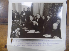 Al VIII-lea Congres National de Chirurgie Bucuresti 14-16 Noembrie 1937, Prof. Constantin Daniel presedintele congresului, discurs inaugural, foto Ber foto