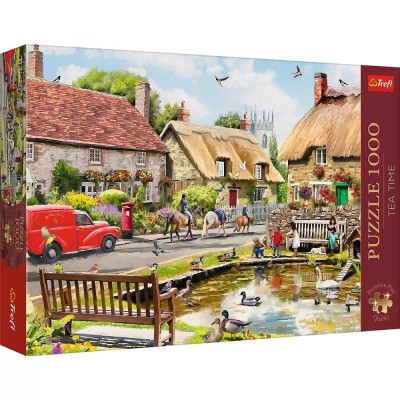 Puzzle Trefl 1000 Premium Plus Tea Time Vara La Sat foto