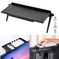 Etajera TV Monitor din ABS, reglabila, dimensiune 30 x 11 cm