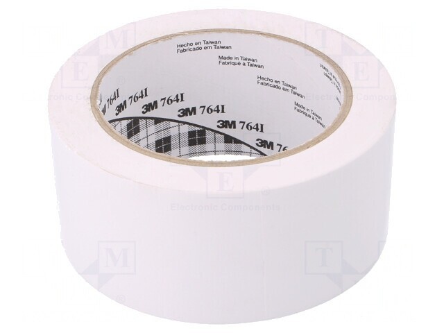 Bandă Autoadezivă de Marcare Albă 33m x 50mm